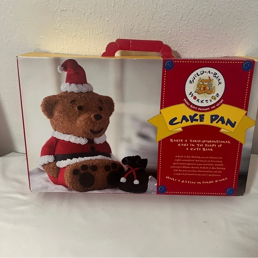 Nordic Ware Nonstick William Sonoma 3D Build A Bear Cake Pan NWOT Cast Aluminum